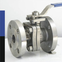 Wcb/CF8/CF8m PTFE Seat 1/4" Flanged Ball Valve